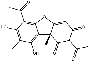 松萝酸 结构式