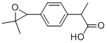 2-[p-(2-Methyl-1,2-epoxypropyl)phenyl]propionic Acid 结构式