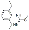 Carbamimidothioic acid, (2,6-diethylphenyl)-, methyl ester (9CI) 结构式