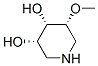 3,4-Piperidinediol,5-methoxy-,[3S-(3alpha,4alpha,5alpha)]-(9CI) 结构式