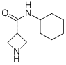 N-CYCLOHEXYL-3-AZETIDINECARBOXAMIDE 结构式