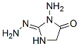 2,4-Imidazolidinedione,3-amino-,2-hydrazone(9CI) 结构式