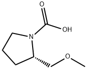 1-Pyrrolidinecarboxylicacid,2-(methoxymethyl)-,(2S)-(9CI) 结构式