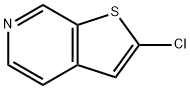 2-氯噻吩并[2,3-C]吡啶 结构式