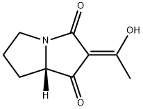 1H-Pyrrolizine-1,3(2H)-dione,tetrahydro-2-(1-hydroxyethylidene)-,[S-(Z)]-(9CI) 结构式