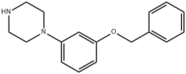 1-(3-苄氧基苯基)-哌嗪 结构式