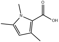 1,3,5-三甲基-2-吡咯羧酸 结构式