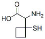 Cyclobutaneacetic acid, alpha-amino-1-mercapto- (9CI) 结构式