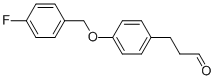 3-[4-(4-FLUORO-BENZYLOXY)-PHENYL]-PROPIONALDEHYDE 结构式