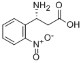 (R)-3-氨基-3-(2-硝基苯基)-丙酸 结构式