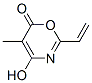 6H-1,3-Oxazin-6-one, 2-ethenyl-4-hydroxy-5-methyl- (9CI) 结构式