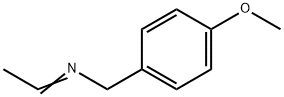 Benzenemethanamine, N-ethylidene-4-methoxy- (9CI) 结构式