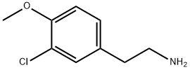 2-(3-CHLORO-4-METHOXY-PHENYL)-ETHYLAMINE 结构式