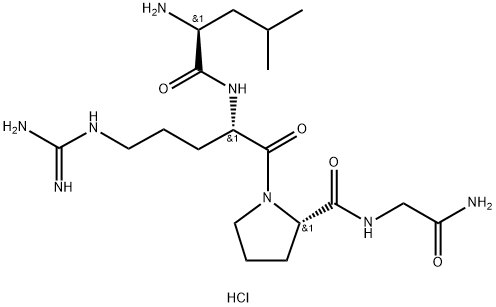 GLP-HIS-TRP-SER-TYR-GLY-TRP-LEU-PRO-GLY-NH2 结构式