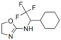 (-)-N-(1-cyclohexyl-2,2,2-trifluoroethyl)-4,5-dihydrooxazol-2-amine 结构式