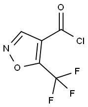 4-Isoxazolecarbonyl chloride, 5-(trifluoromethyl)- (9CI) 结构式