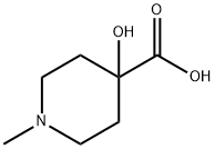4-Piperidinecarboxylic acid, 4-hydroxy-1-methyl- (9CI) 结构式