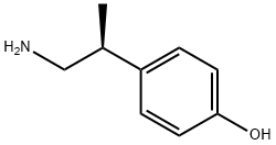 4-[(1S)2-氨基-1-甲基乙基]苯酚 结构式