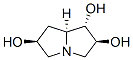 1H-Pyrrolizine-1,2,6-triol, hexahydro-, (1S,2S,6S,7aS)- (9CI) 结构式