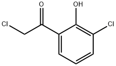 Ethanone, 2-chloro-1-(3-chloro-2-hydroxyphenyl)- (9CI) 结构式