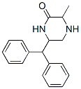 Piperazinone,  6-(diphenylmethyl)-3-methyl-  (9CI) 结构式