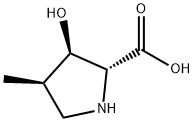 D-Proline, 3-hydroxy-4-methyl-, (3R,4R)- (9CI) 结构式