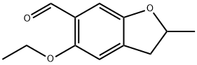 6-Benzofurancarboxaldehyde,5-ethoxy-2,3-dihydro-2-methyl-(9CI) 结构式