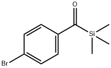 Benzene, 1-bromo-4-(trimethylsilylcarbonyl)- 结构式