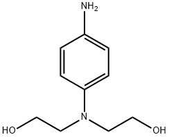 2,2'-(4-氨基苯基亚氨基)二乙醇 结构式