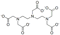 N,N-双[2-[双(羧甲基)氨基]乙基]-甘氨酸钠盐 结构式
