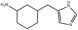 Cyclohexanamine,  3-(1H-imidazol-4-ylmethyl)-  (9CI) 结构式