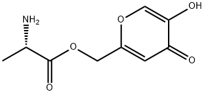 L-Alanine, (5-hydroxy-4-oxo-4H-pyran-2-yl)methyl ester (9CI) 结构式