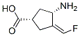 Cyclopentanecarboxylic acid, 3-amino-4-(fluoromethylene)-, (1S,3S,4Z)- (9CI) 结构式