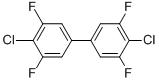 4,4'-Dichloro-3,3',5,5'-tetrafluoro-1,1'-biphenyl 结构式