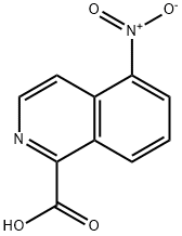 5-硝基异喹啉-1-羧酸 结构式