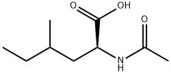 2-乙酰氨基-4-甲基己酸 结构式