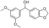 (BENZODIOXOL-5-YL)(3,5-DIMETHOXYPHENYL)METHANOL 结构式