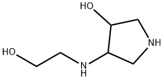3-Pyrrolidinol, 4-[(2-hydroxyethyl)amino]- (9CI) 结构式