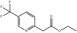 2-(5-(三氟甲基)吡啶-2-基)乙酸乙酯 结构式