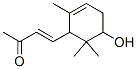 4-(5-Hydroxy-2,6,6-trimethyl-2-cyclohexen-1-yl)-3-buten-2-one 结构式