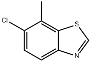 Benzothiazole, 6-chloro-7-methyl- (9CI) 结构式