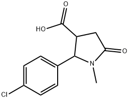 2-(4-Chlorophenyl)-1-methyl-5-oxopyrrolidine-3-carboxylicacid