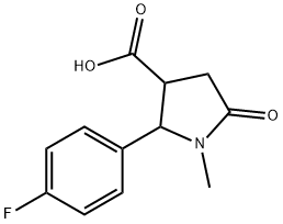 2-(4-Fluorophenyl)-1-methyl-5-oxopyrrolidine-3-carboxylicacid