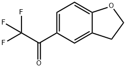 1-(2,3-二氢苯并呋喃-5-基)-2,2,2-三氟乙酮 结构式