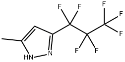 5-甲基-3-全氟丙基吡唑 结构式