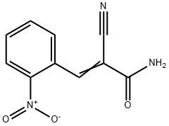 2-CYANO-3-(2-NITROPHENYL)ACRYLAMIDE 结构式