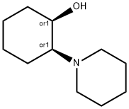 cis-2-piperidinocyclohexan-1-ol 结构式