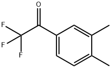 1-(3,4-二甲基苯基)-2,2,2-三氟乙烷-1-酮 结构式