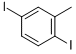 1,4-二碘-2-甲基苯 结构式
