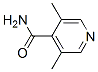 Isonicotinamide, 3,5-dimethyl- (7CI,8CI) 结构式